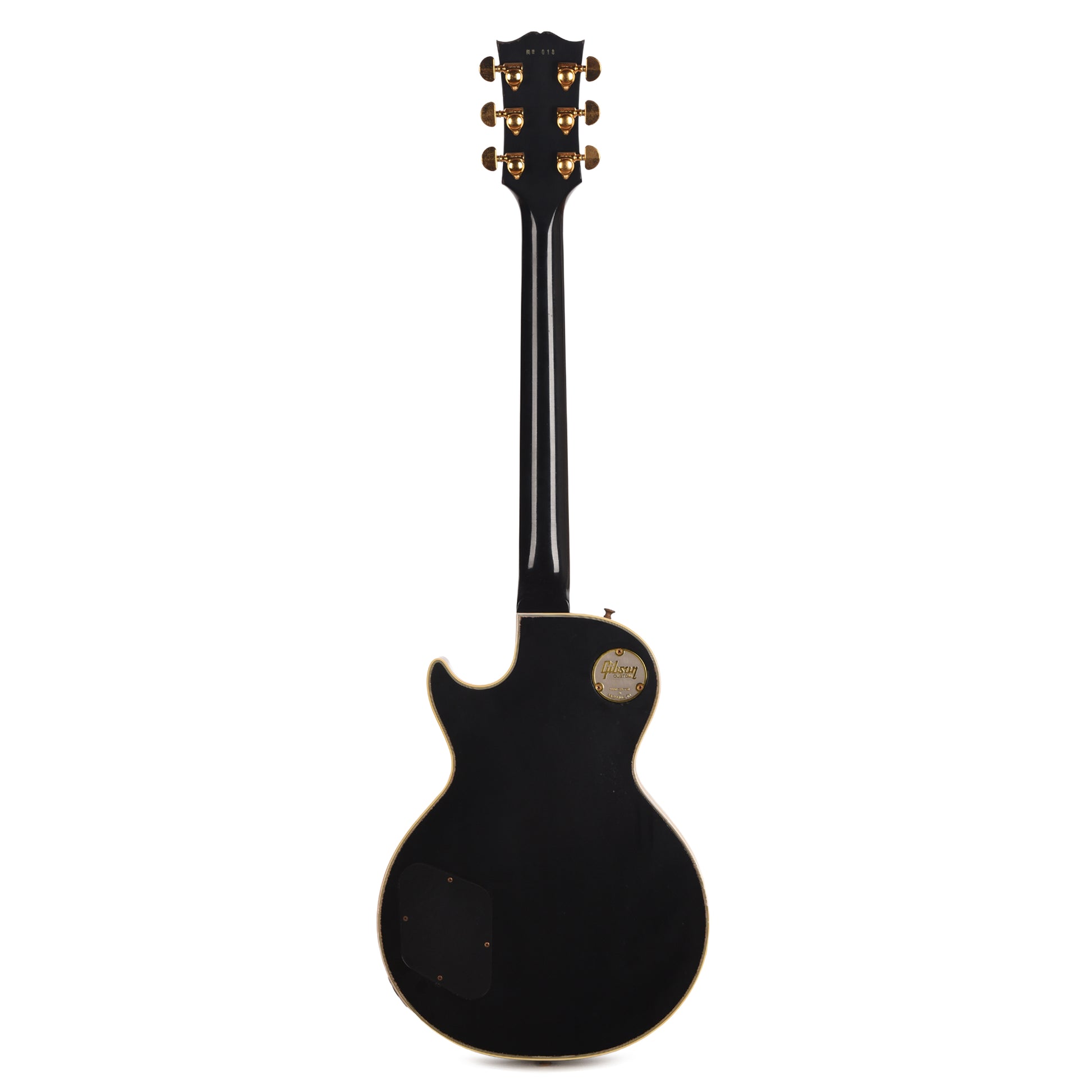 Gibson Custom Shop Artist Collector's Edition Mick Ronson 1968 Les Paul Custom Ebony/Antique Natural Murphy Lab Aged Electric Guitars