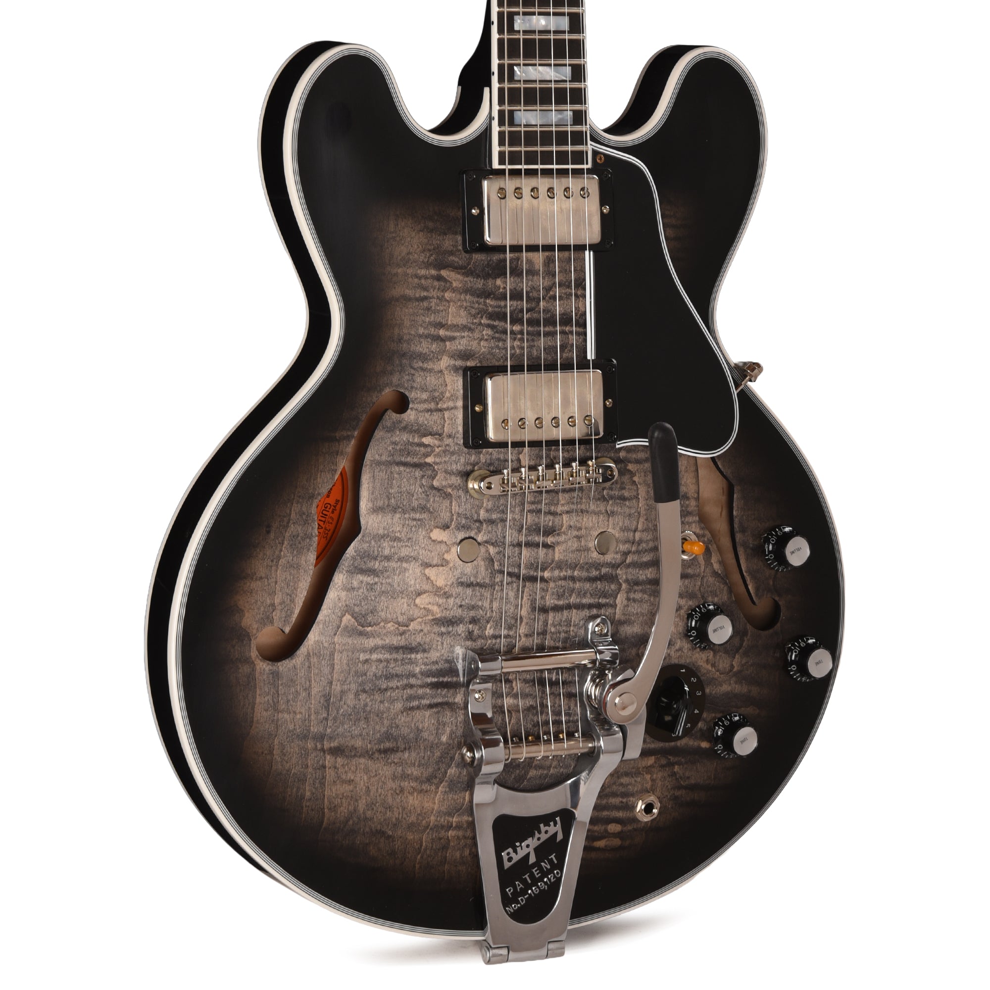 Gibson Custom Shop Artist Gary Clark Jr. ES-355 Cobra Burst VOS Electric Guitars