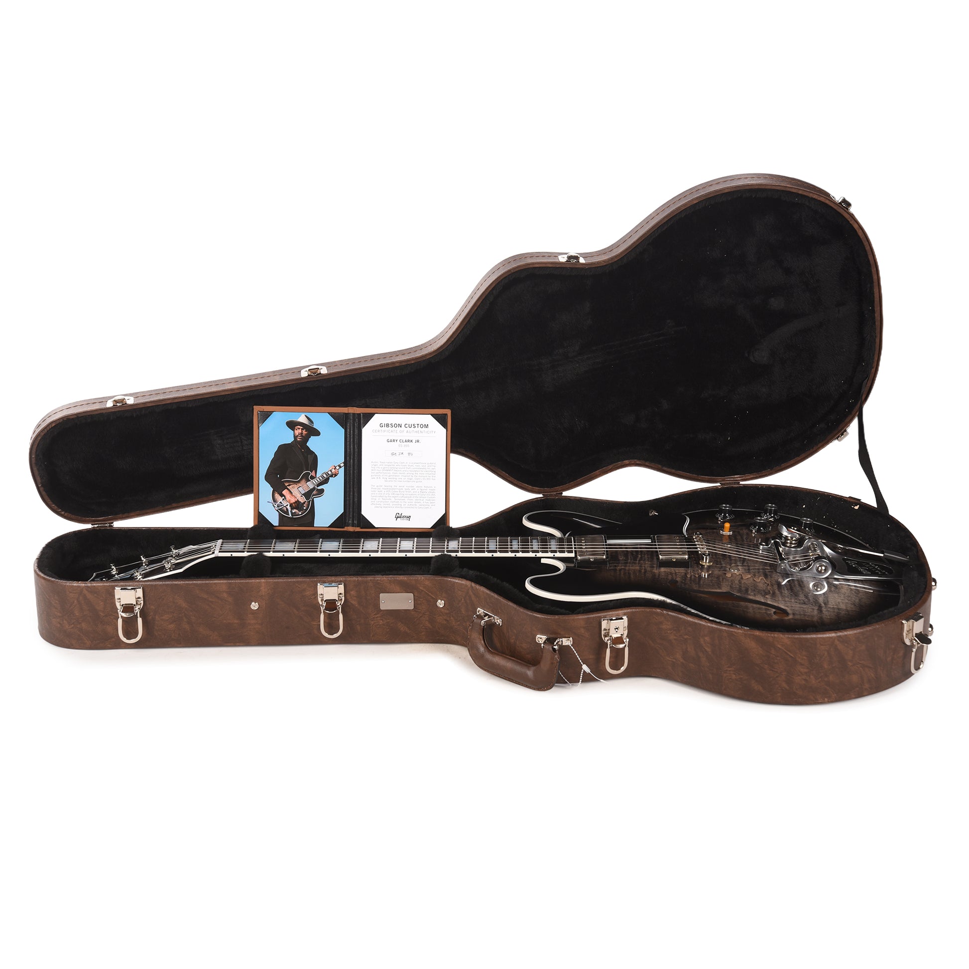 Gibson Custom Shop Artist Gary Clark Jr. ES-355 Cobra Burst VOS Electric Guitars