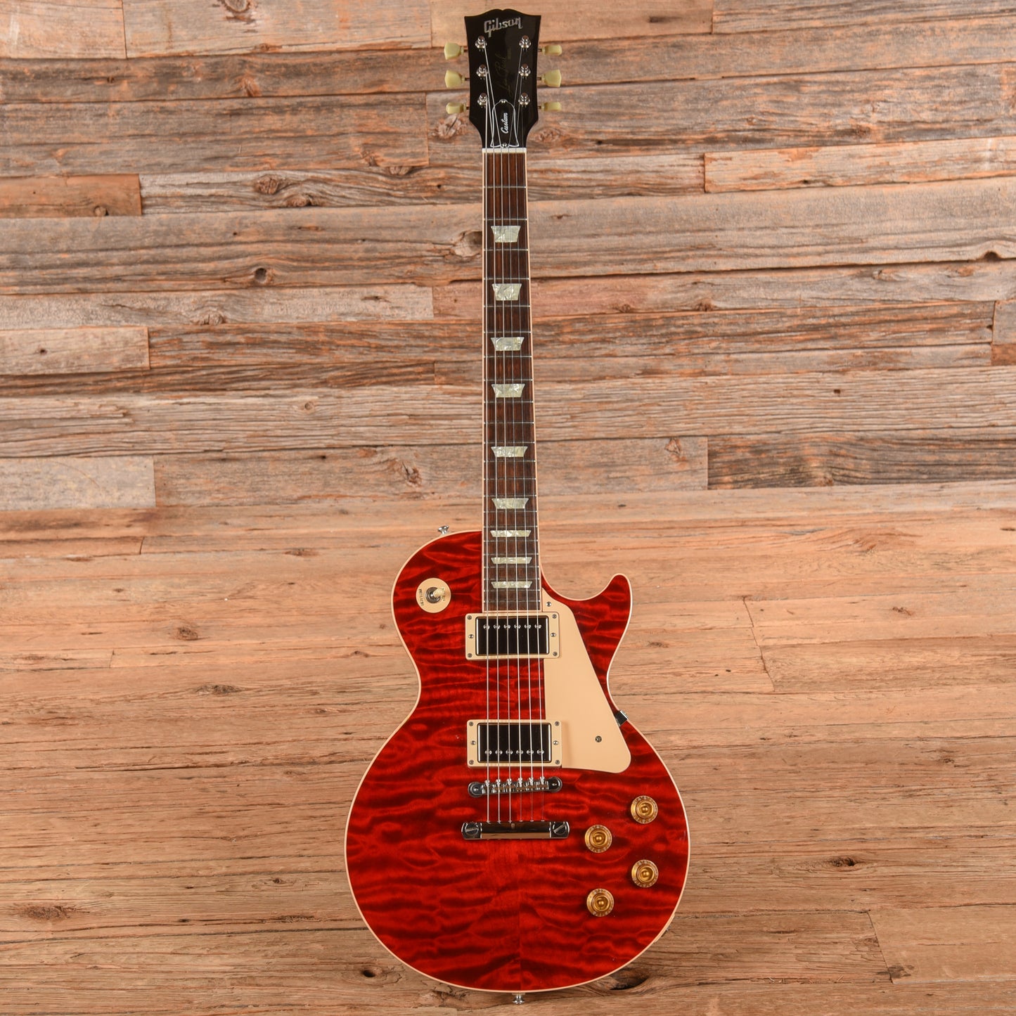 Gibson Custom Shop Class 5 Les Paul Cranberry 2011 Electric Guitars
