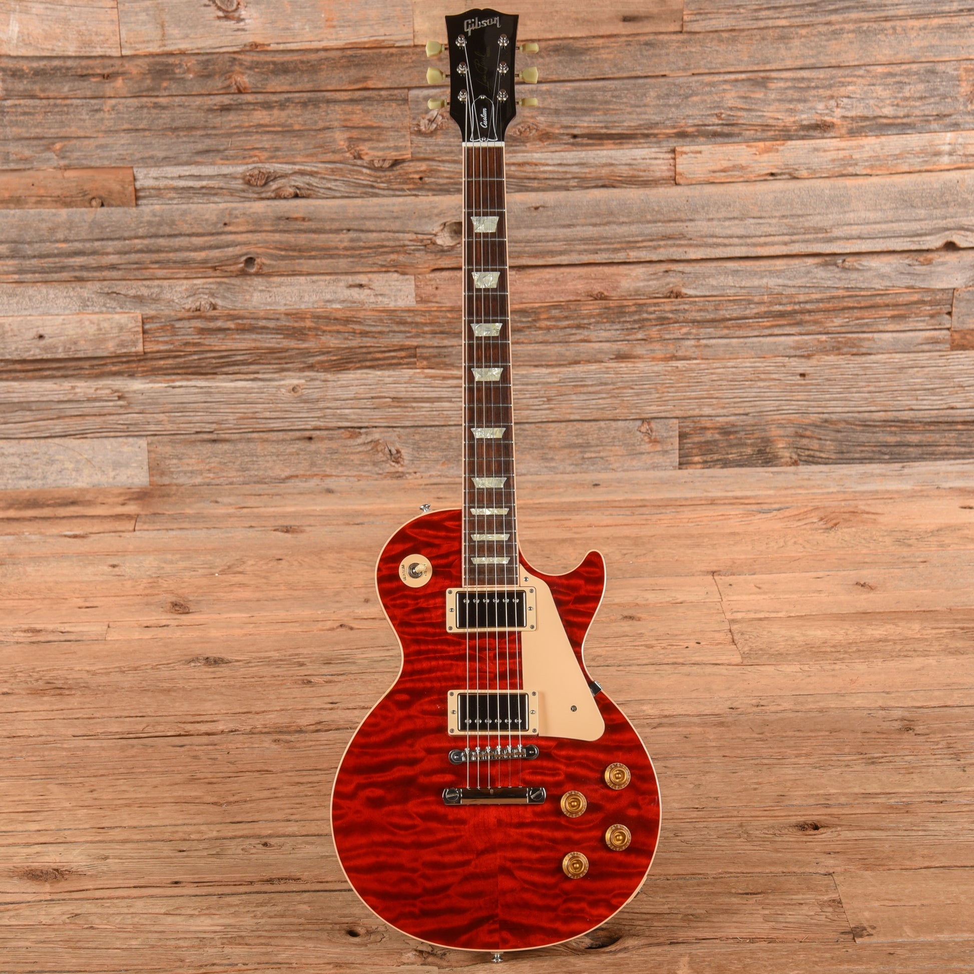 Gibson Custom Shop Class 5 Les Paul Cranberry 2011 Electric Guitars