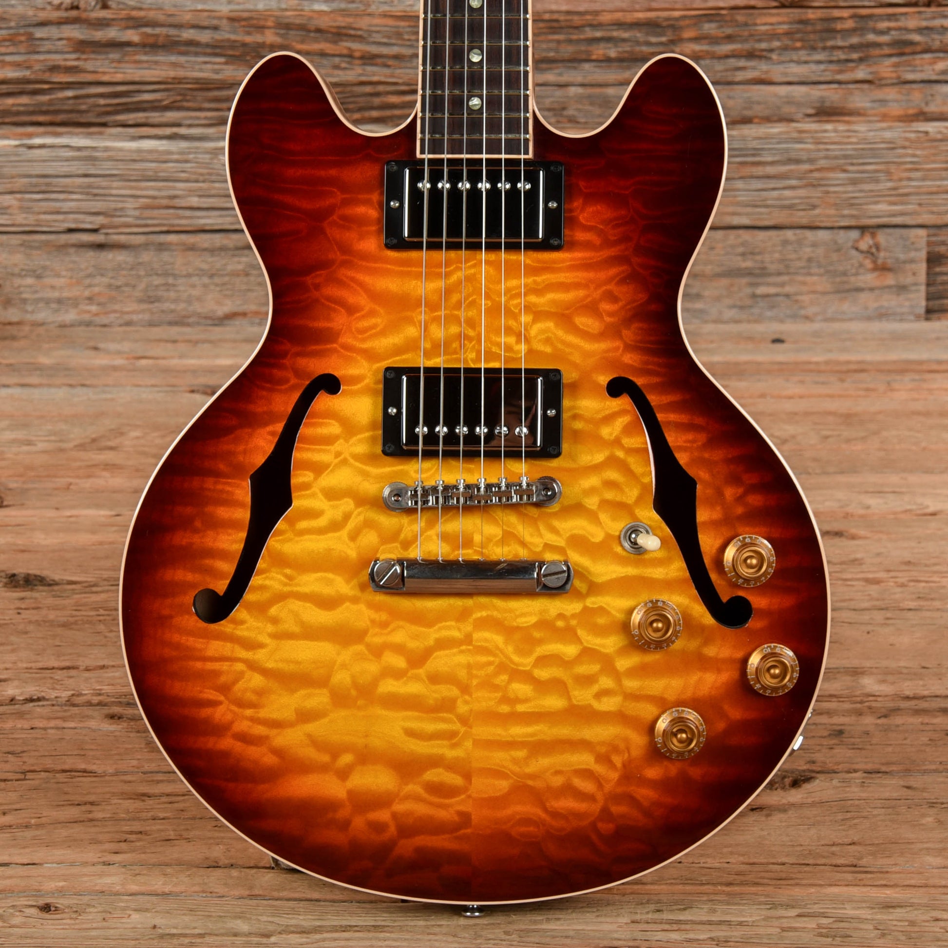 Gibson Custom Shop CS-336 Quilt Sunburst 2014 Electric Guitars