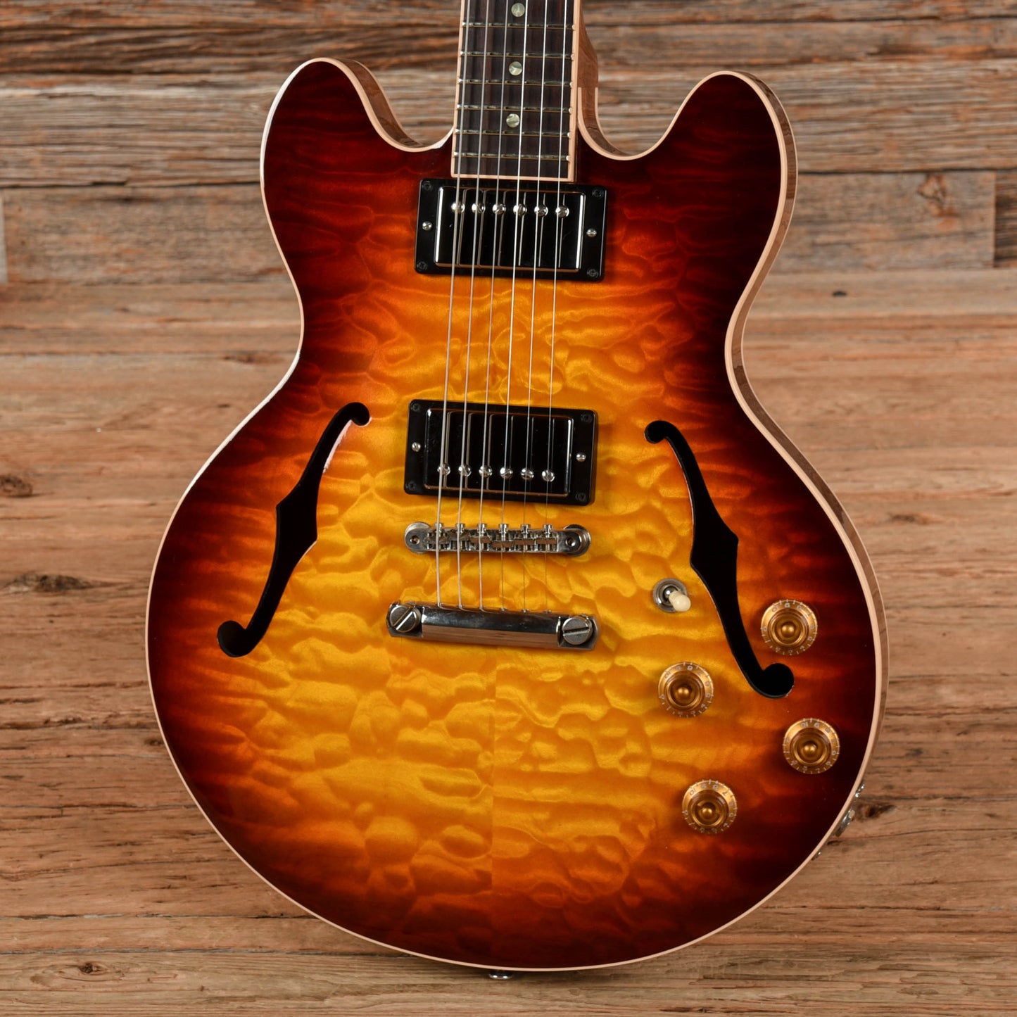 Gibson Custom Shop CS-336 Quilt Sunburst 2014 Electric Guitars