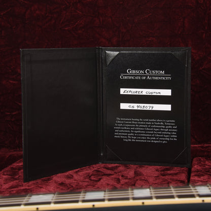 Gibson Custom Shop Explorer Custom "CME Spec" Antique Pelham Blue VOS Electric Guitars