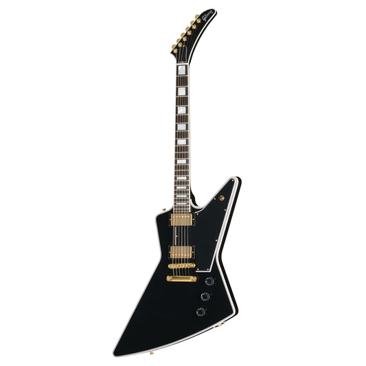 Gibson Custom Shop Explorer Custom w/Bound Head Veneer Ebony Electric Guitars