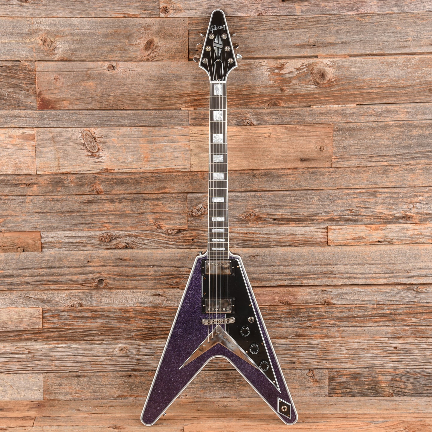 Gibson Custom Shop Flying V Custom Purple Sparkle 2024 Electric Guitars