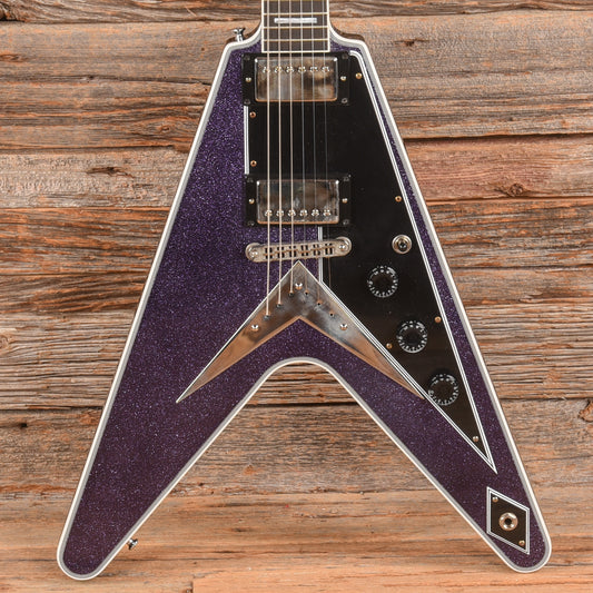 Gibson Custom Shop Flying V Custom Purple Sparkle 2024 Electric Guitars