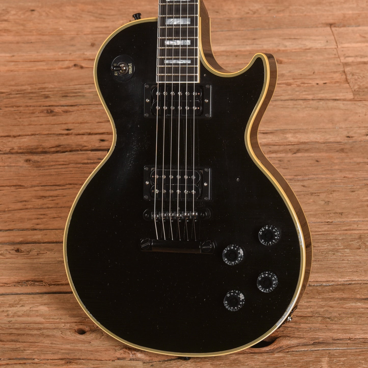 Gibson Custom Shop Kirk Hammett '89 Les Paul Custom Black 2023 Electric Guitars