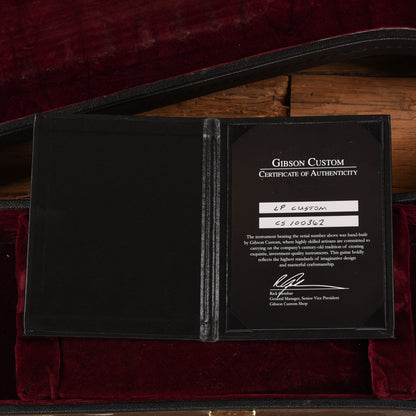 Gibson Custom Shop Les Paul Custom Ebony 2010 Electric Guitars