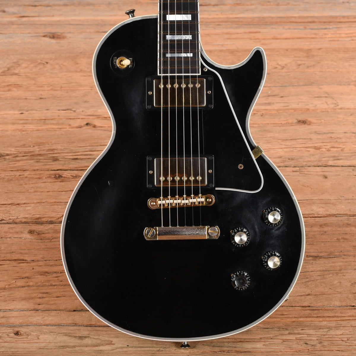 Gibson Custom Shop Les Paul Custom Ebony 2010 Electric Guitars