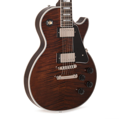 Gibson Custom Shop Les Paul Custom Figured Root Beer Gloss w/Zebra Custombuckers Electric Guitars