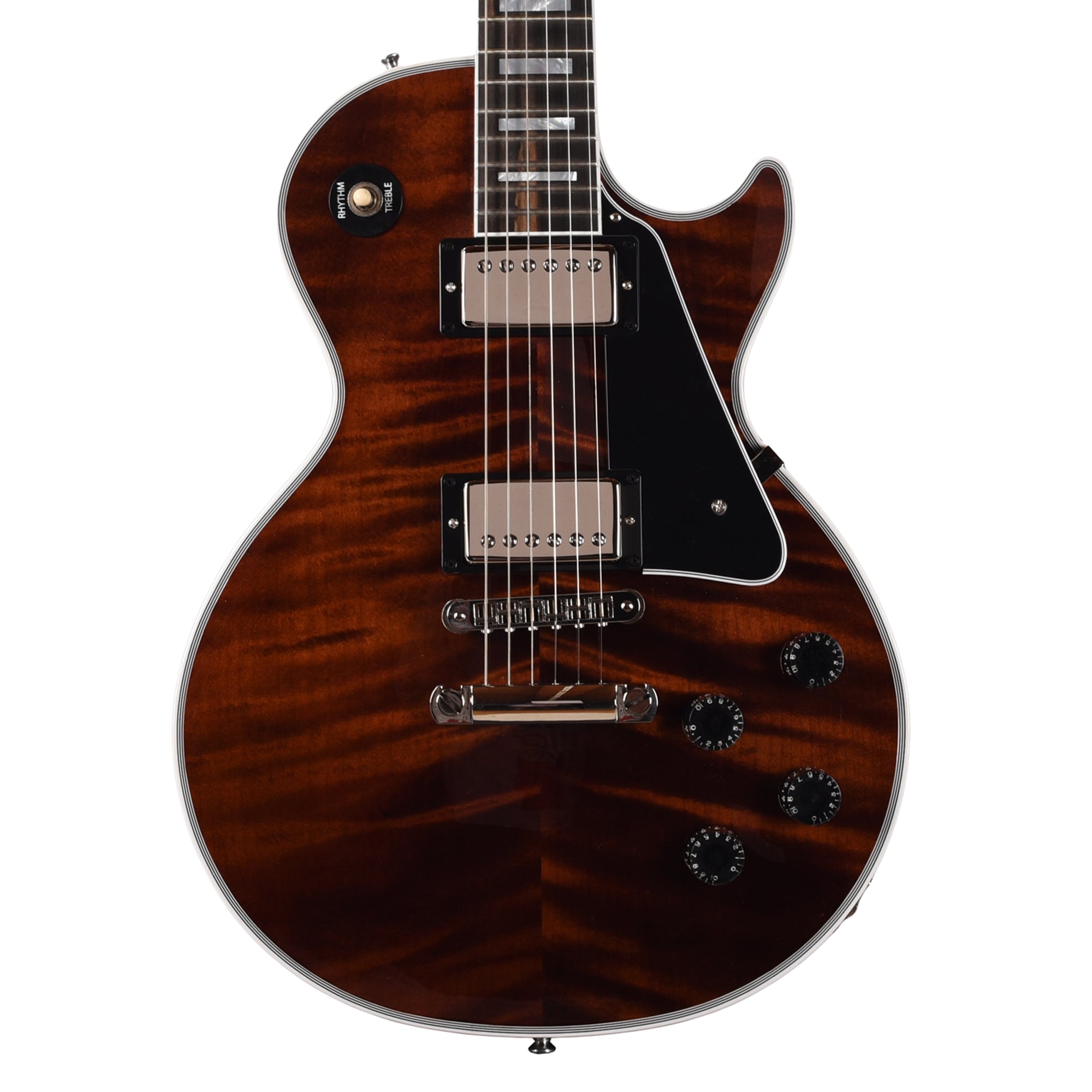 Gibson Custom Shop Les Paul Custom Figured Root Beer Gloss w/Zebra Custombuckers Electric Guitars