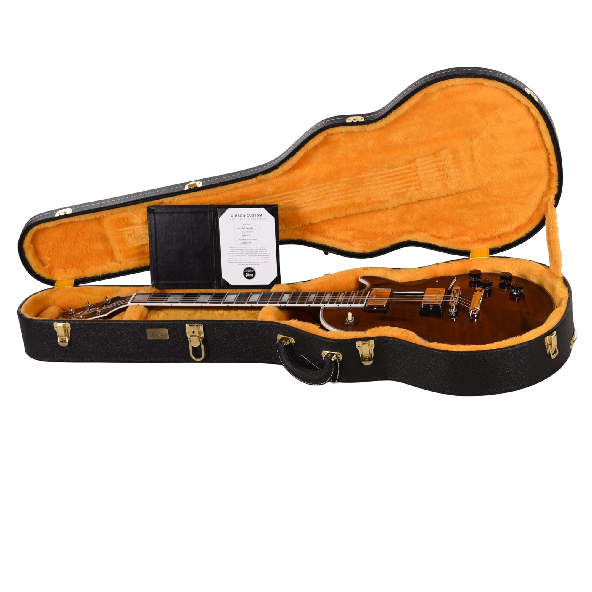 Gibson Custom Shop Les Paul Custom Figured Root Beer Gloss w/Zebra Custombuckers Electric Guitars