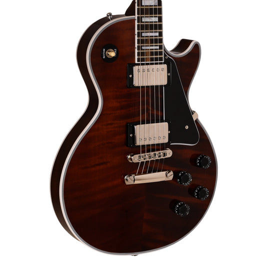 Gibson Custom Shop Les Paul Custom Figured Root Beer Gloss w/Zebra Custombuckers Electric Guitars