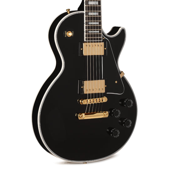 Gibson Custom Shop Les Paul Custom Long Scale Ebony Electric Guitars