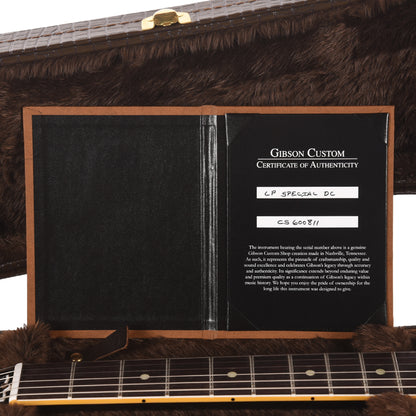Gibson Custom Shop Les Paul Special Double Cut "CME Spec" Antique Ebony VOS w/Custom "S" Buckers Electric Guitars