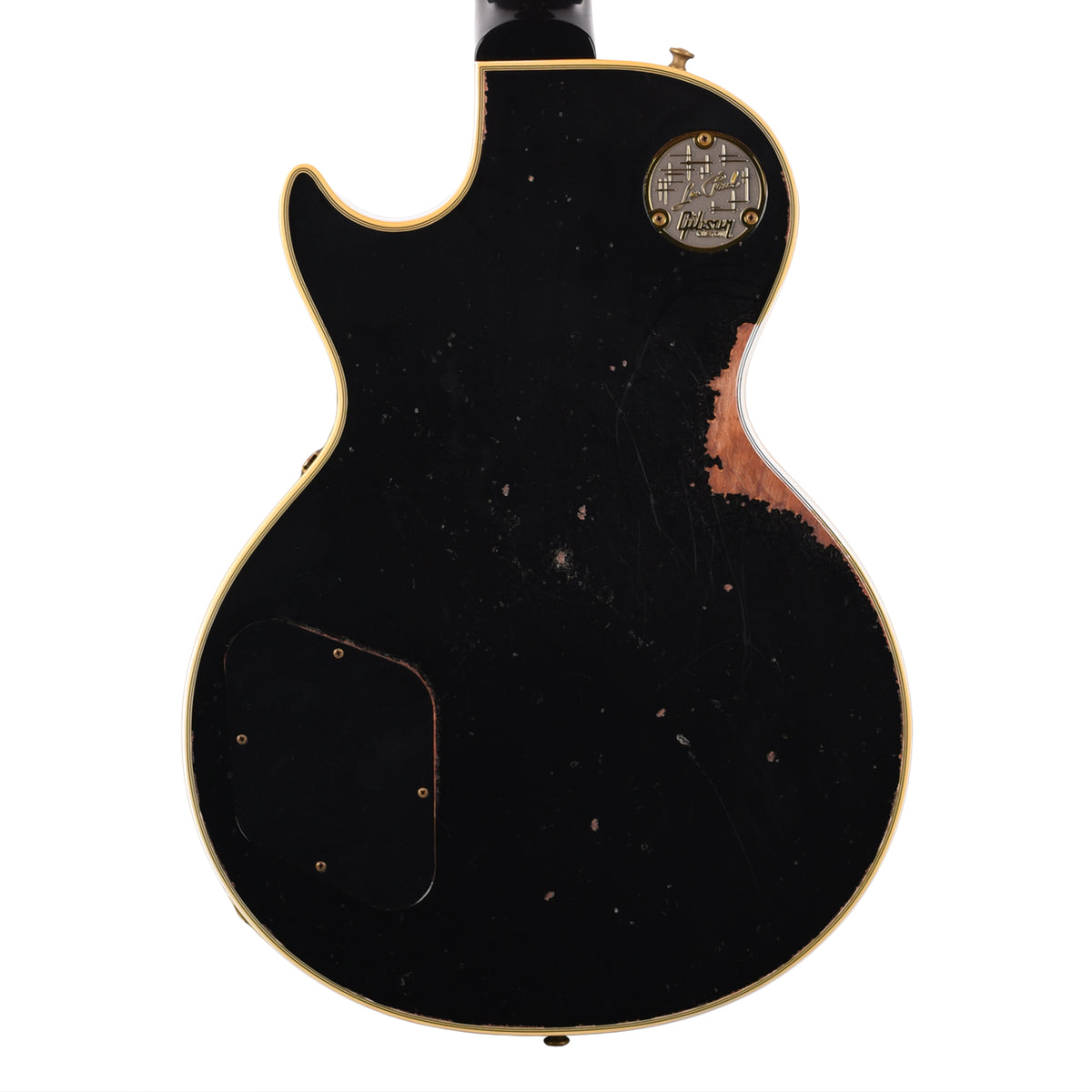 Gibson Custom Shop Limited Edition 1954 Les Paul Custom Reissue Heavy Aged Ebony w/Bridge Humbucker Electric Guitars