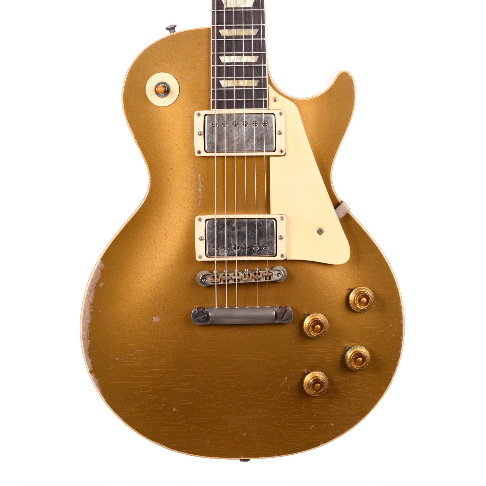 Gibson Custom Shop Limited Edition 1957 Les Paul Standard Reissue Ultra Heavy Aged Mustard Gold Electric Guitars
