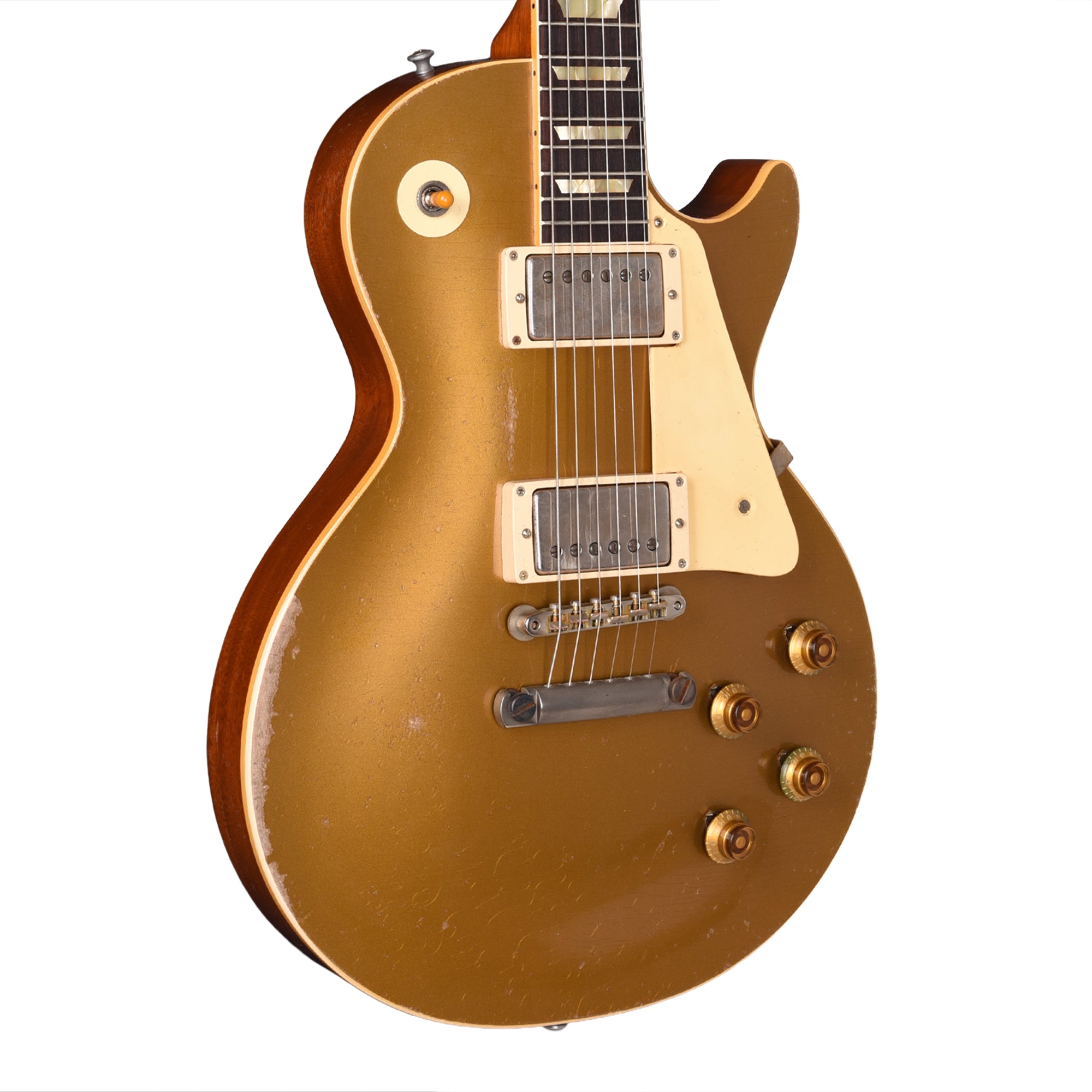 Gibson Custom Shop Limited Edition 1957 Les Paul Standard Reissue Ultra Heavy Aged Mustard Gold Electric Guitars