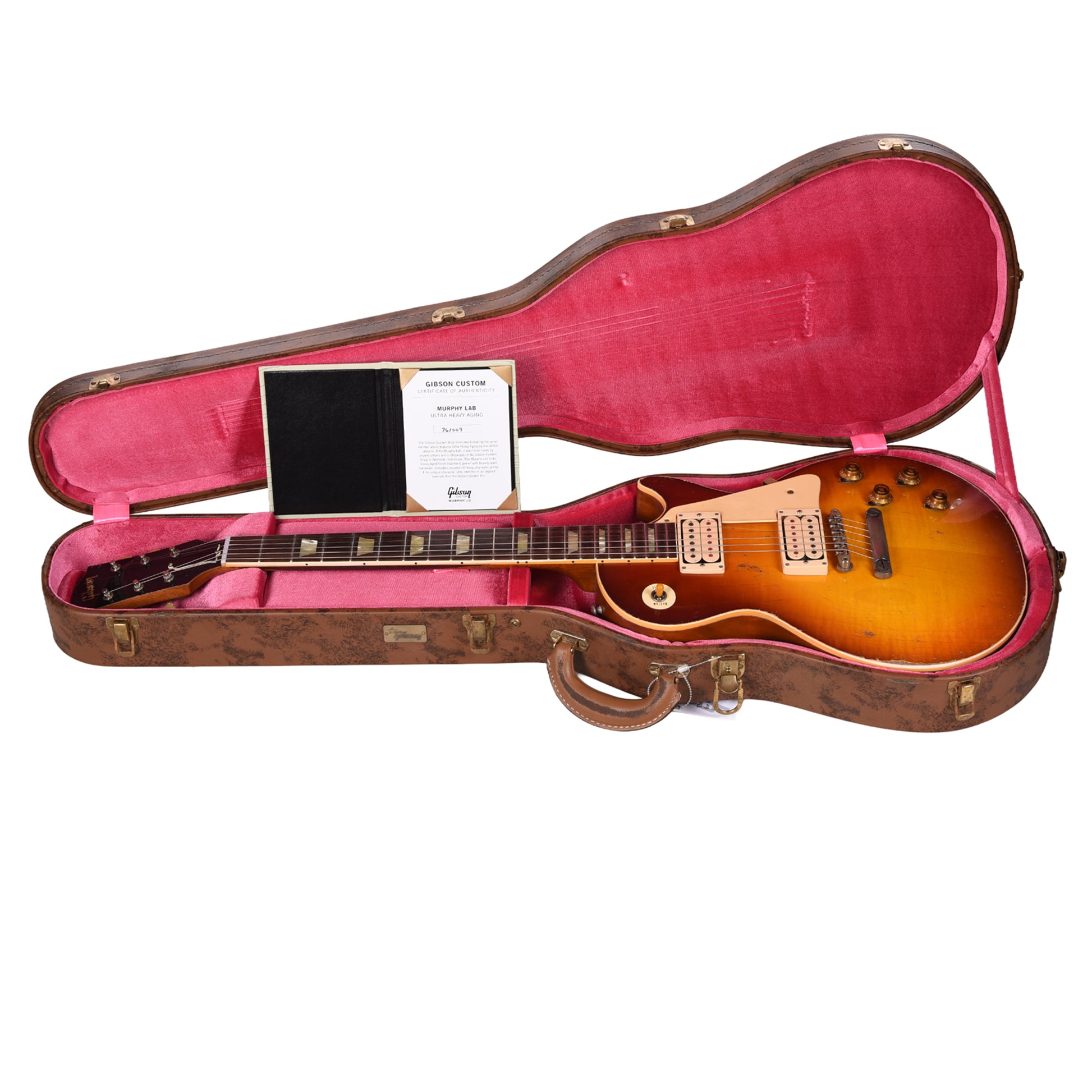 Gibson Custom Shop Limited Edition 1957 Les Paul Standard Reissue Ultra Heavy Aged Refin Burst Electric Guitars