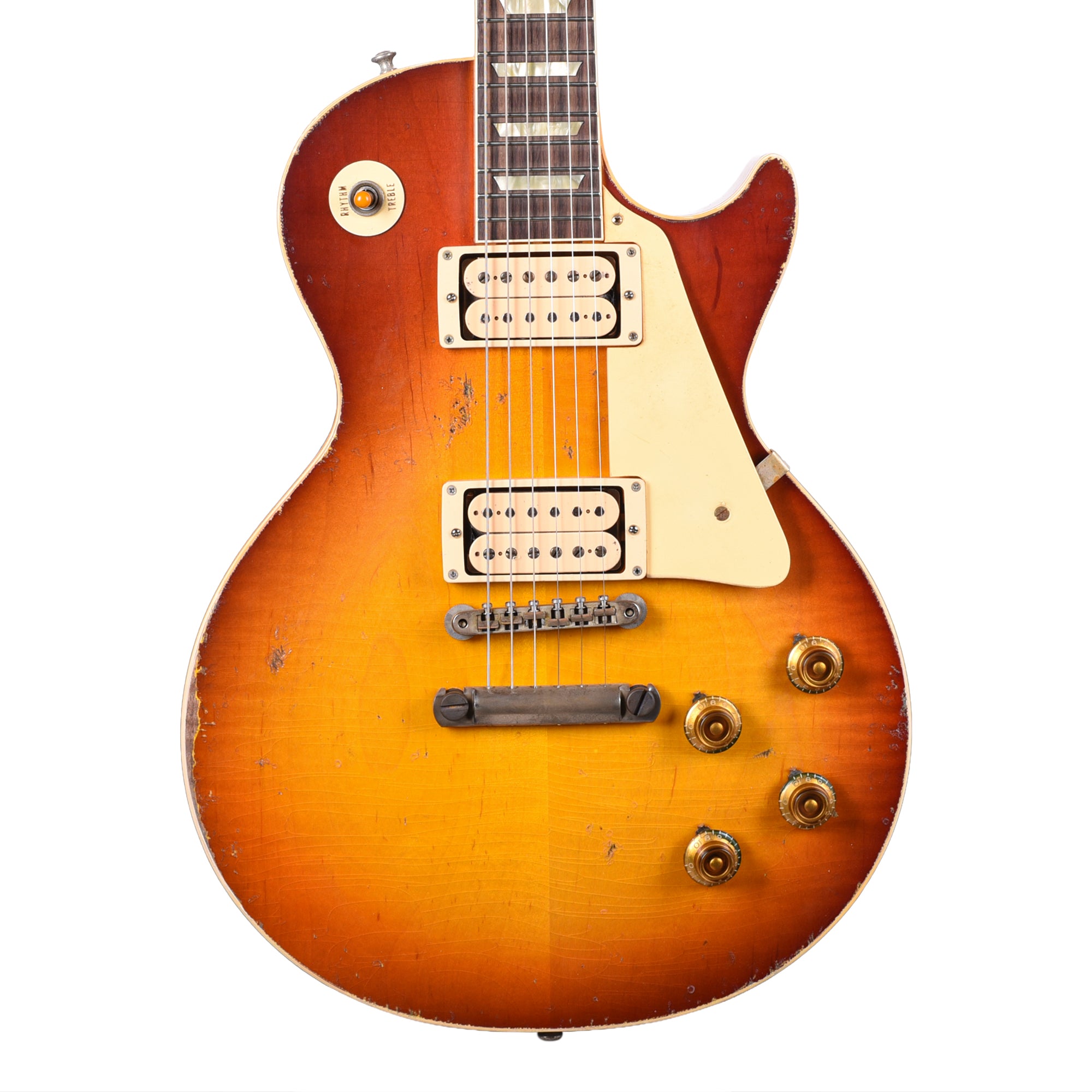 Gibson Custom Shop Limited Edition 1957 Les Paul Standard Reissue Ultra Heavy Aged Refin Burst Electric Guitars