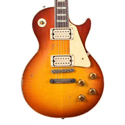 Gibson Custom Shop Limited Edition 1957 Les Paul Standard Reissue Ultra Heavy Aged Refin Burst Electric Guitars