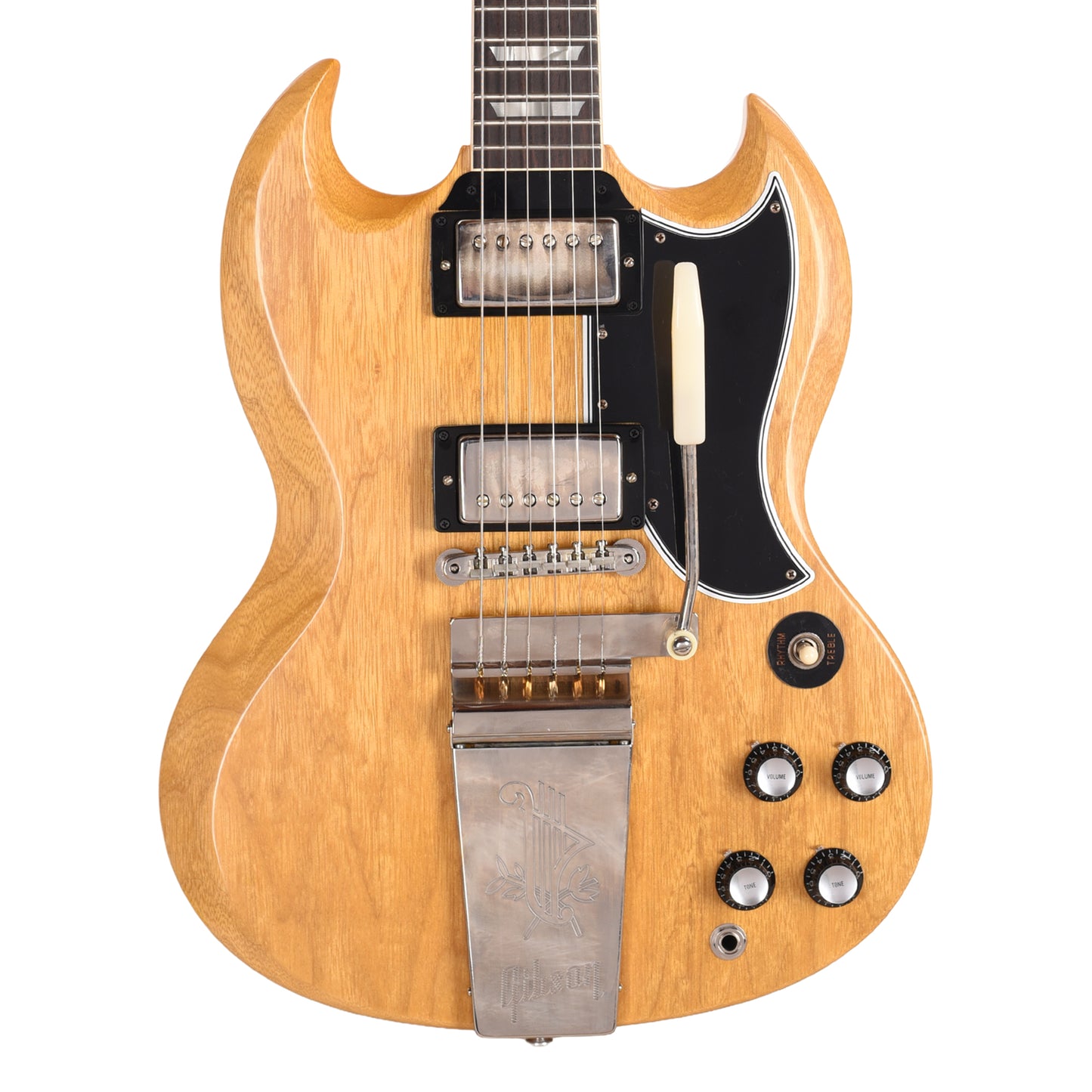 Gibson Custom Shop Limited Edition 1964 SG Standard Korina Reissue VOS Antique Natural w/Maestro Vibrola Electric Guitars
