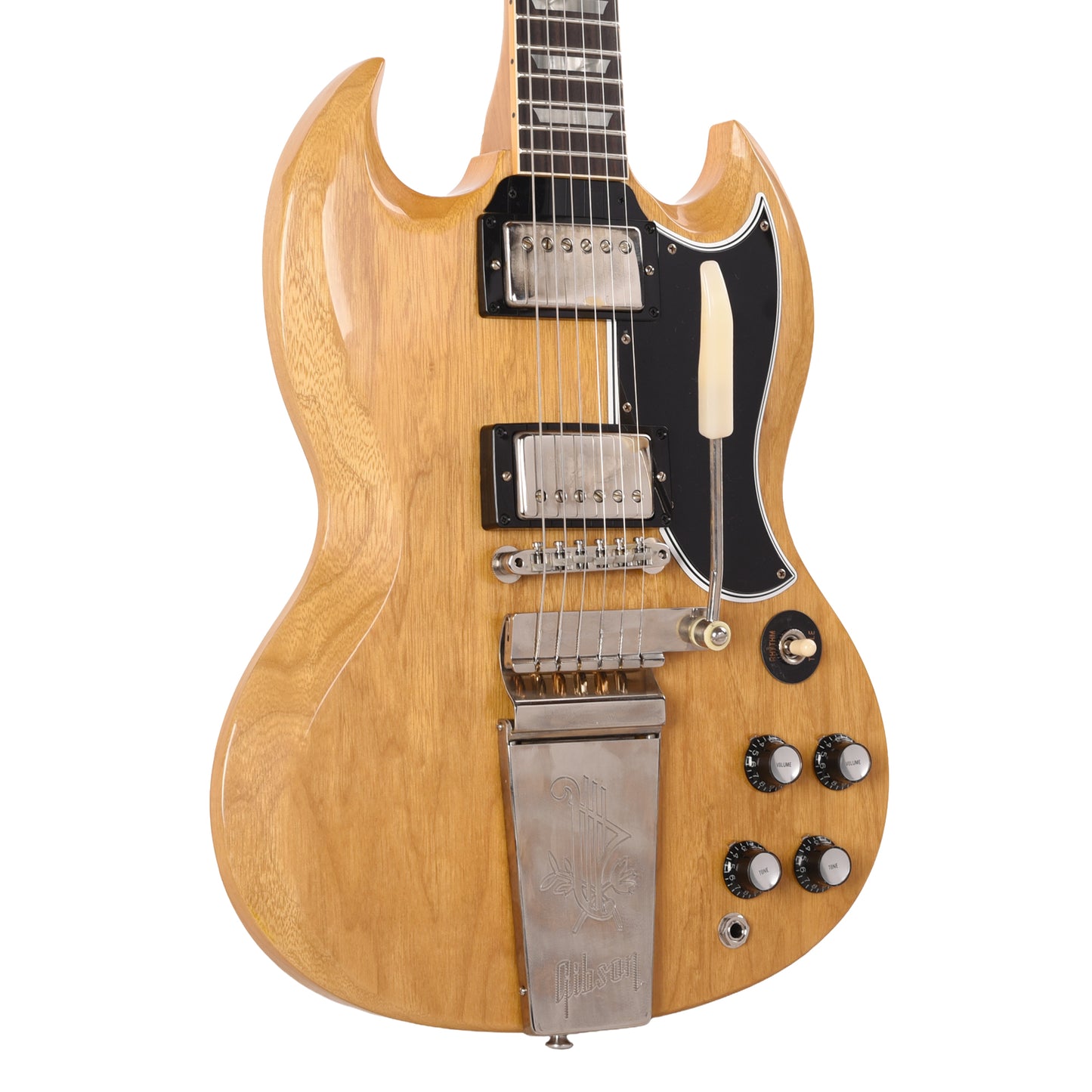Gibson Custom Shop Limited Edition 1964 SG Standard Korina Reissue VOS Antique Natural w/Maestro Vibrola Electric Guitars