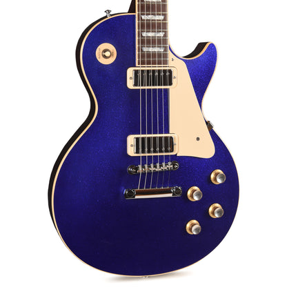 Gibson Custom Shop Limited Edition 1976 Les Paul Deluxe Reissue VOS Blue Sparkle Electric Guitars
