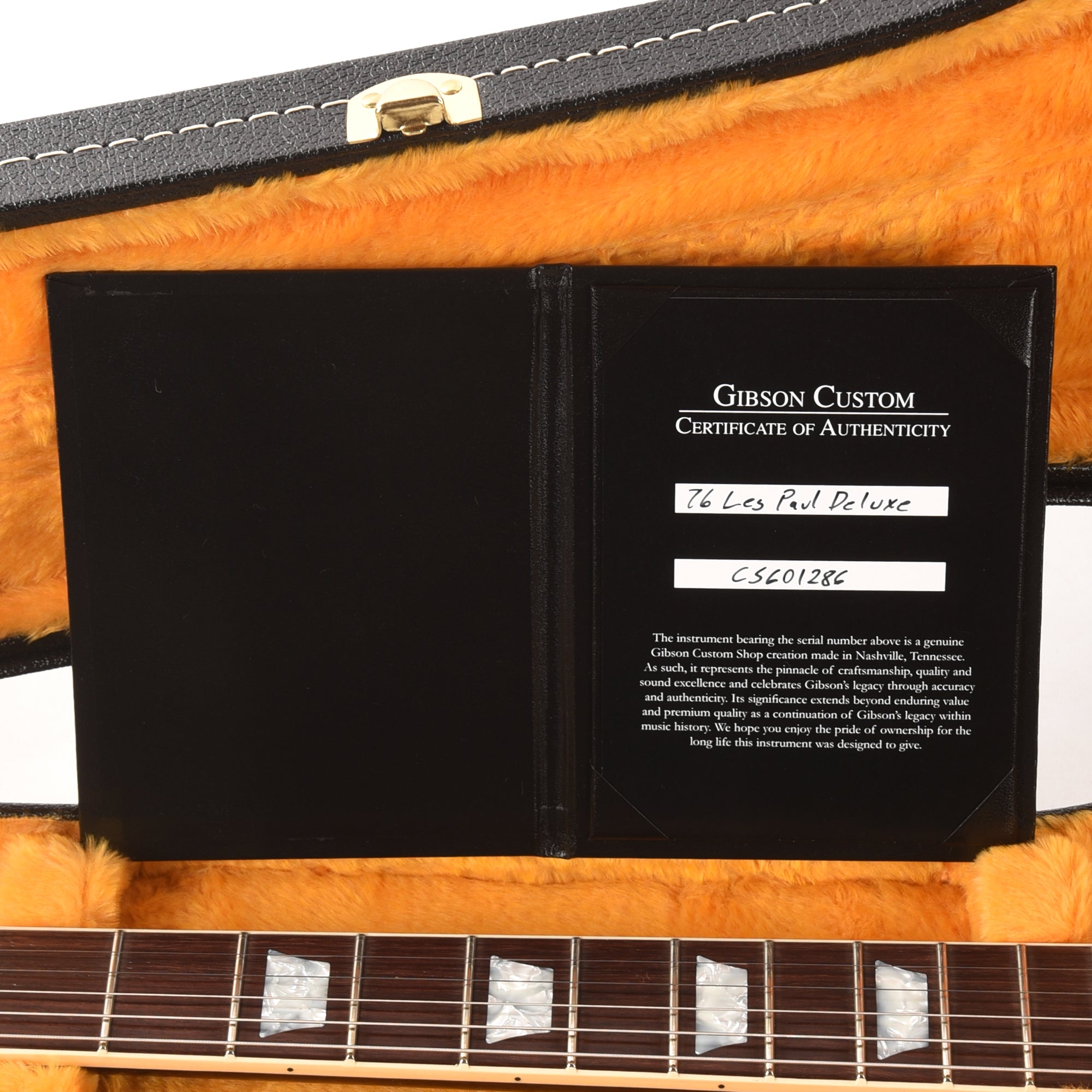 Gibson Custom Shop Limited Edition 1976 Les Paul Deluxe Reissue VOS Blue Sparkle Electric Guitars