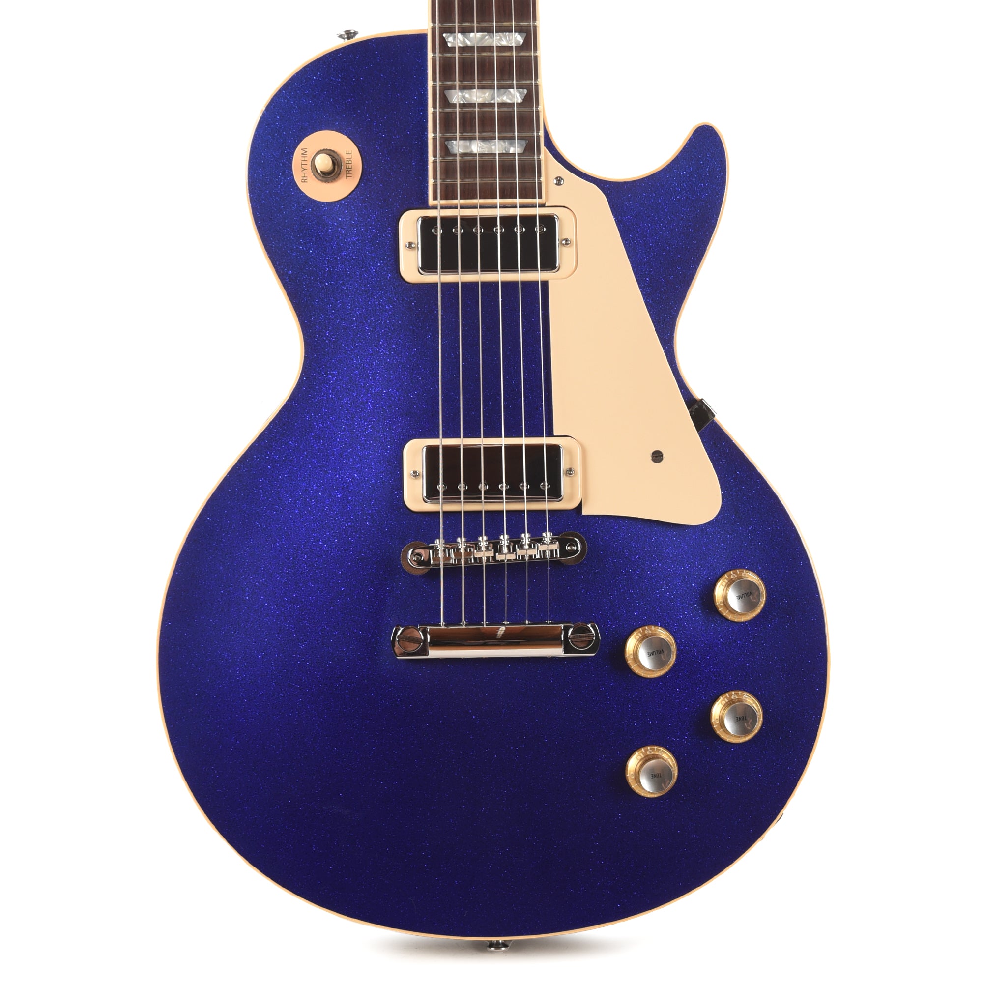 Gibson Custom Shop Limited Edition 1976 Les Paul Deluxe Reissue VOS Blue Sparkle Electric Guitars