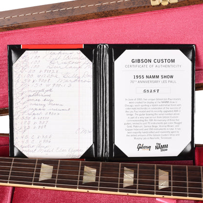 Gibson Custom Shop Limited Run 1955 Les Paul Standard Nugget Gold Murphy Lab Light Aged Electric Guitars