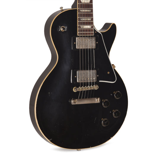 Gibson Custom Shop Limited Run 1957 Les Paul Standard Antique Ebony Murphy Lab Light Aged Electric Guitars