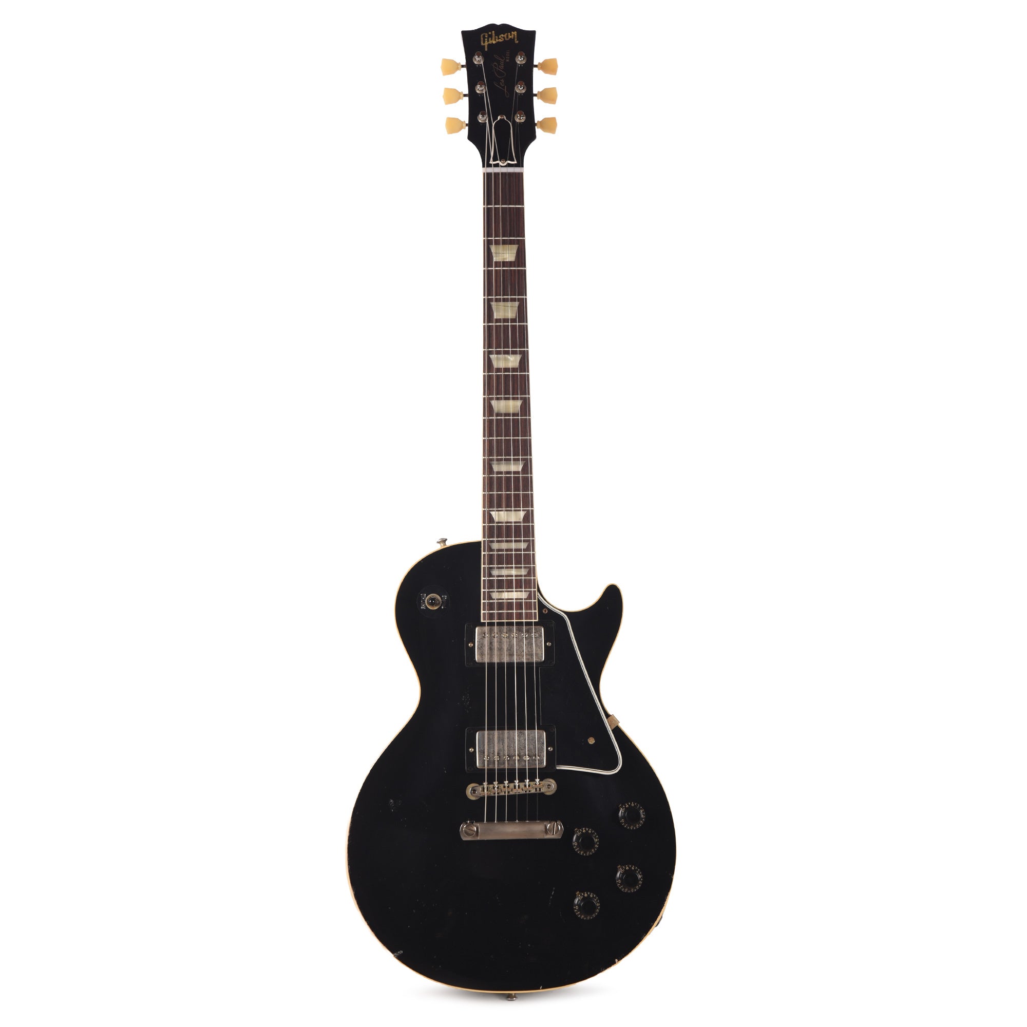Gibson Custom Shop Limited Run 1957 Les Paul Standard Antique Ebony Murphy Lab Light Aged Electric Guitars