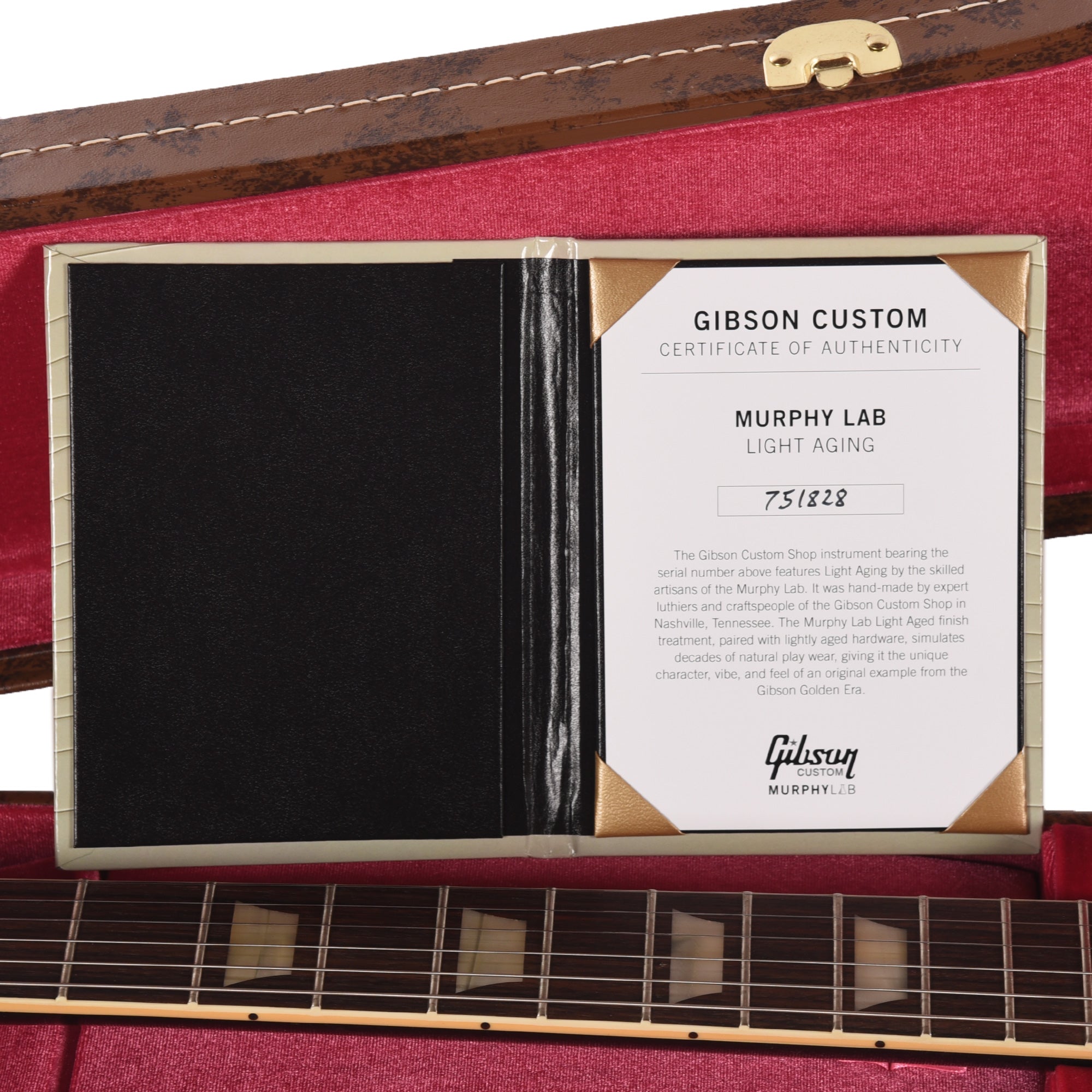 Gibson Custom Shop Limited Run 1957 Les Paul Standard Antique Ebony Murphy Lab Light Aged Electric Guitars