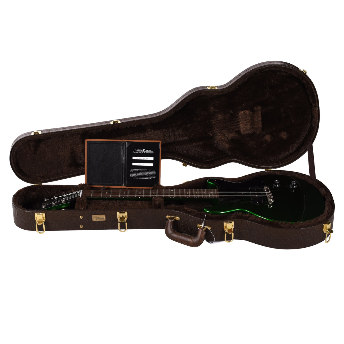 Gibson Custom Shop Limited Run 1958 Les Paul Junior DC Green Sparkle VOS Electric Guitars