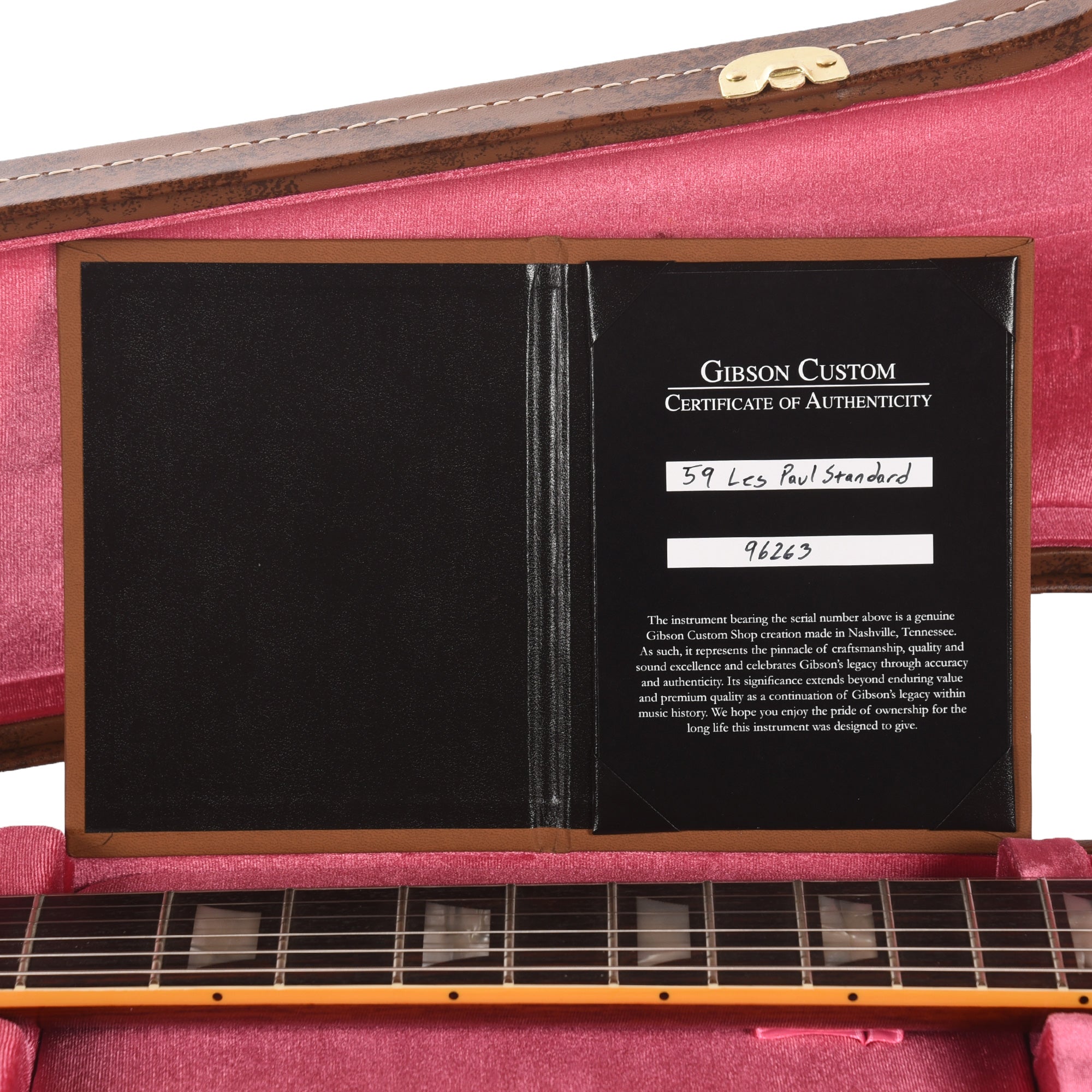 Gibson Custom Shop Limited Run 1959 Les Paul Standard Dark Cherry Burst Gloss Electric Guitars