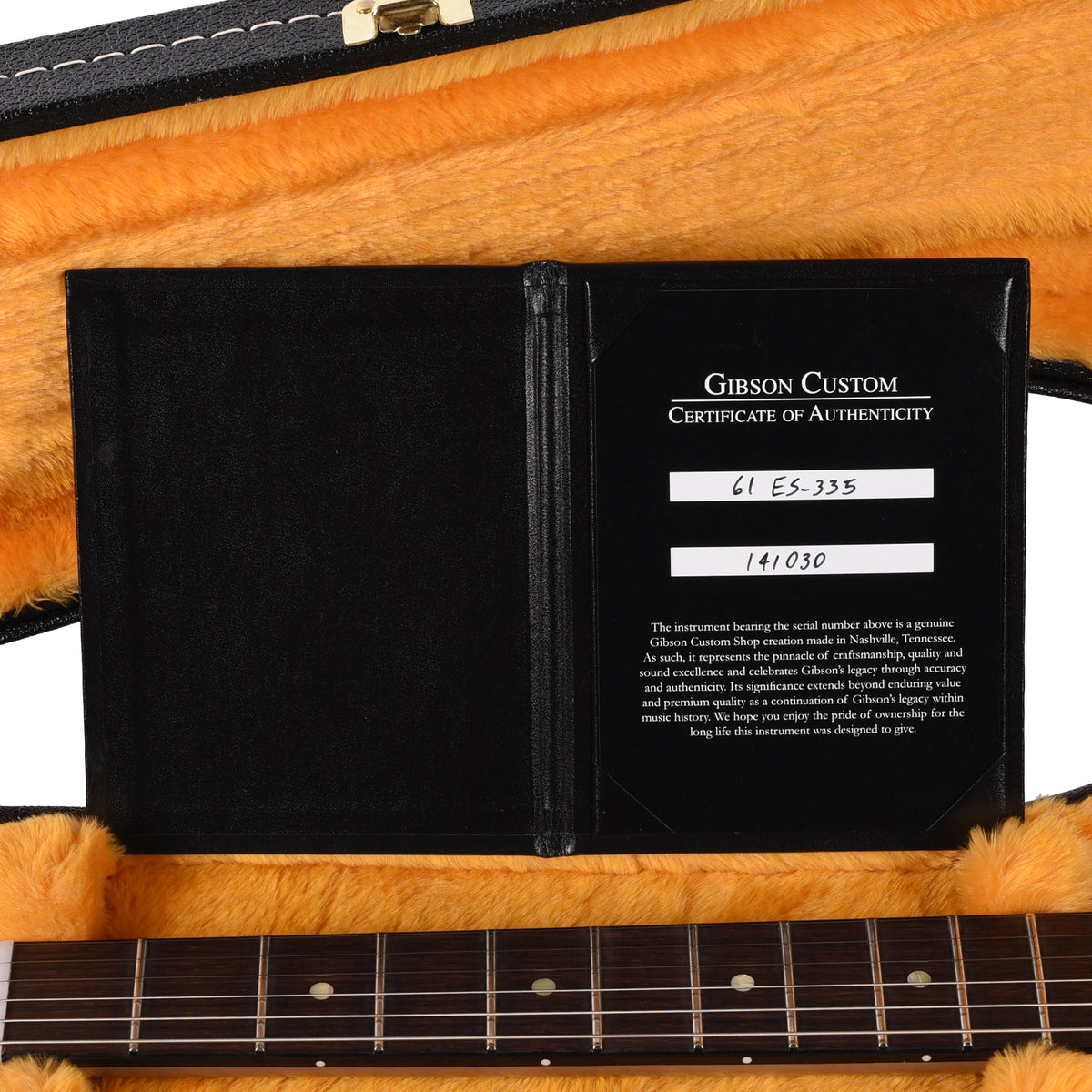 Gibson Custom Shop Limited Run 1961 ES-335 Silver Gloss w/Ebony Stinger Electric Guitars