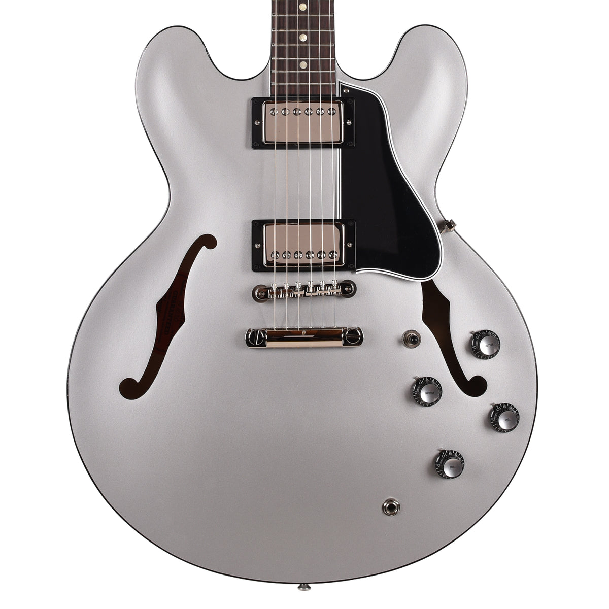 Gibson Custom Shop Limited Run 1961 ES-335 Silver Gloss w/Ebony Stinger Electric Guitars