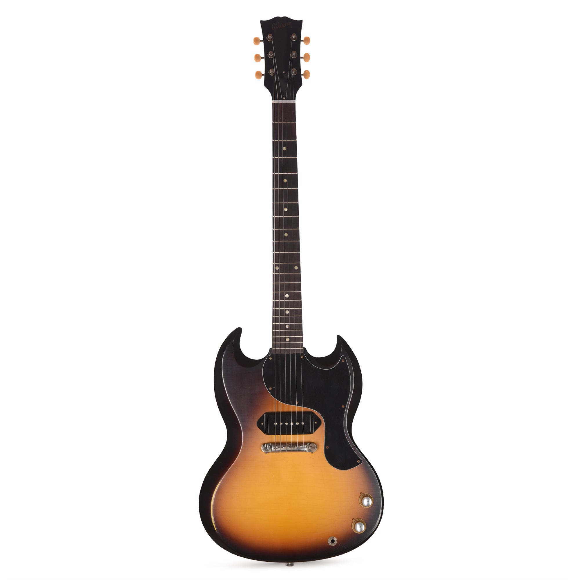 Gibson Custom Shop Limited Run 1963 SG Junior Antique Vintage Sunburst Murphy Lab Light Aged w/Lightning Bar Electric Guitars