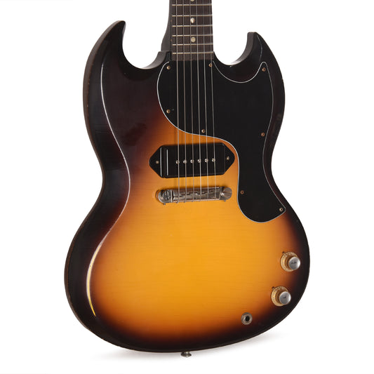 Gibson Custom Shop Limited Run 1963 SG Junior Antique Vintage Sunburst Murphy Lab Light Aged w/Lightning Bar Electric Guitars