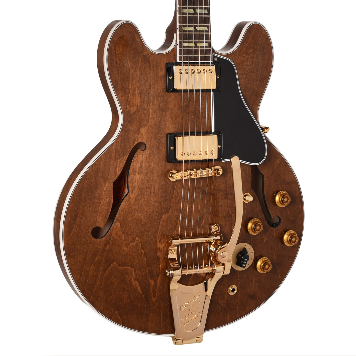 Gibson Custom Shop Limited Run 1964 ES-345 Walnut Stain VOS w/Varitone & Bigsby Electric Guitars