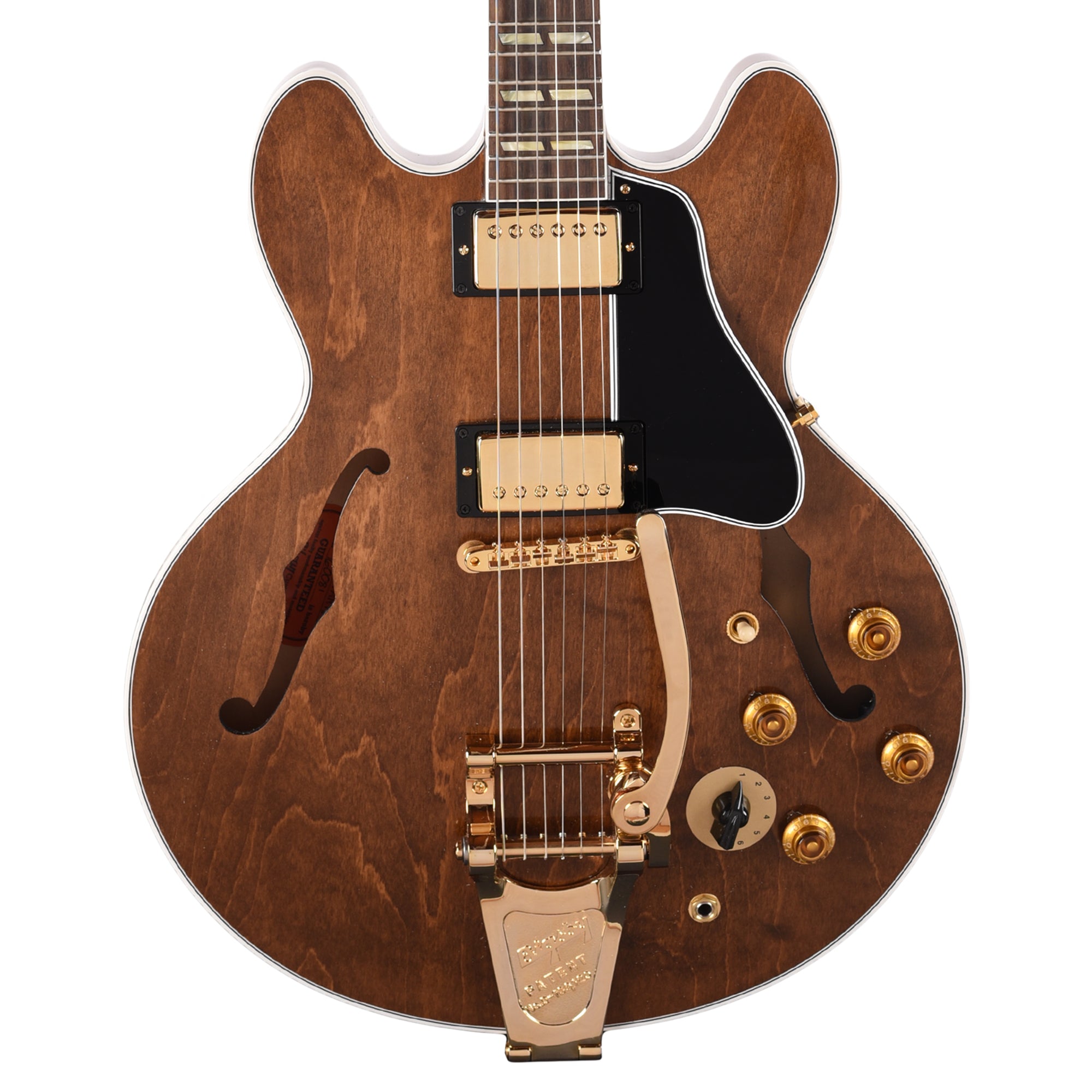 Gibson Custom Shop Limited Run 1964 ES-345 Walnut Stain VOS w/Varitone & Bigsby Electric Guitars