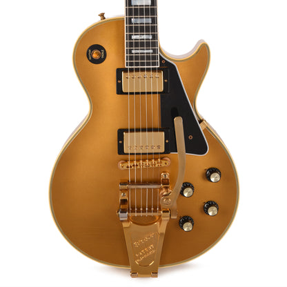 Gibson Custom Shop Limited Run 1968 Les Paul Custom Antique Double Gold Bigsby Murphy Lab Ultra Light Aged w/Bigsby B7 Electric Guitars
