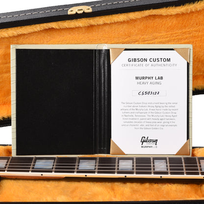 Gibson Custom Shop Limited Run SG Custom Batwing P90 Ebony Murphy Lab Heavy Aged Electric Guitars