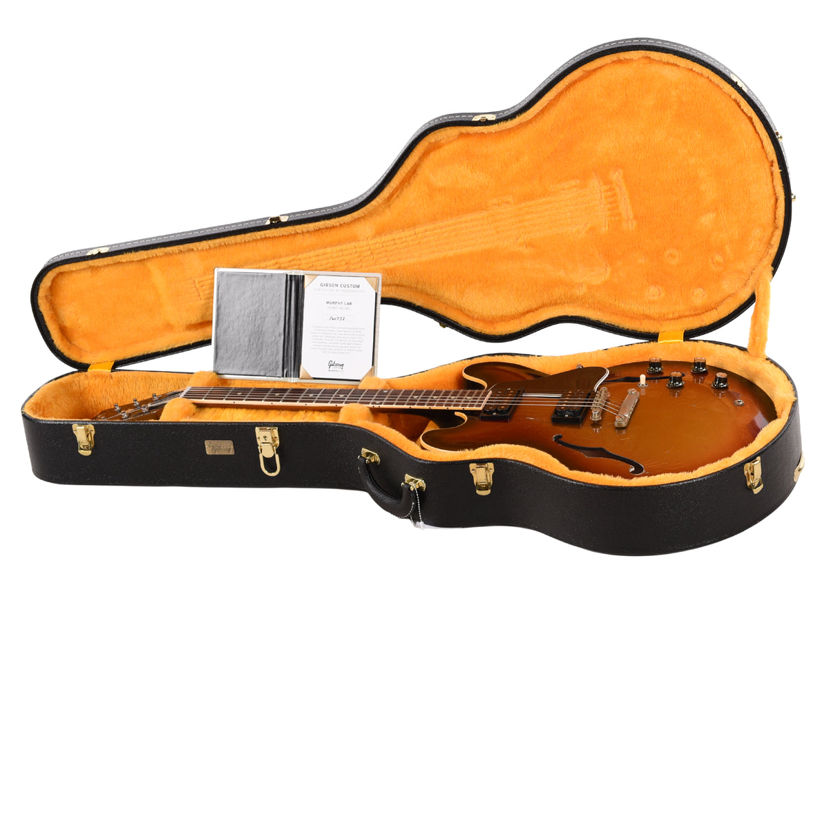 Gibson Custom Shop M2M 1961 ES-335 Gold Tri-Burst Murphy Lab Heavy Aged Electric Guitars
