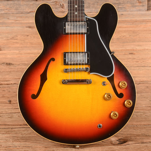 Gibson Custom Shop Murphy Lab 1958 ES-335 Reissue Light Aged Tri Burst 2024 Electric Guitars