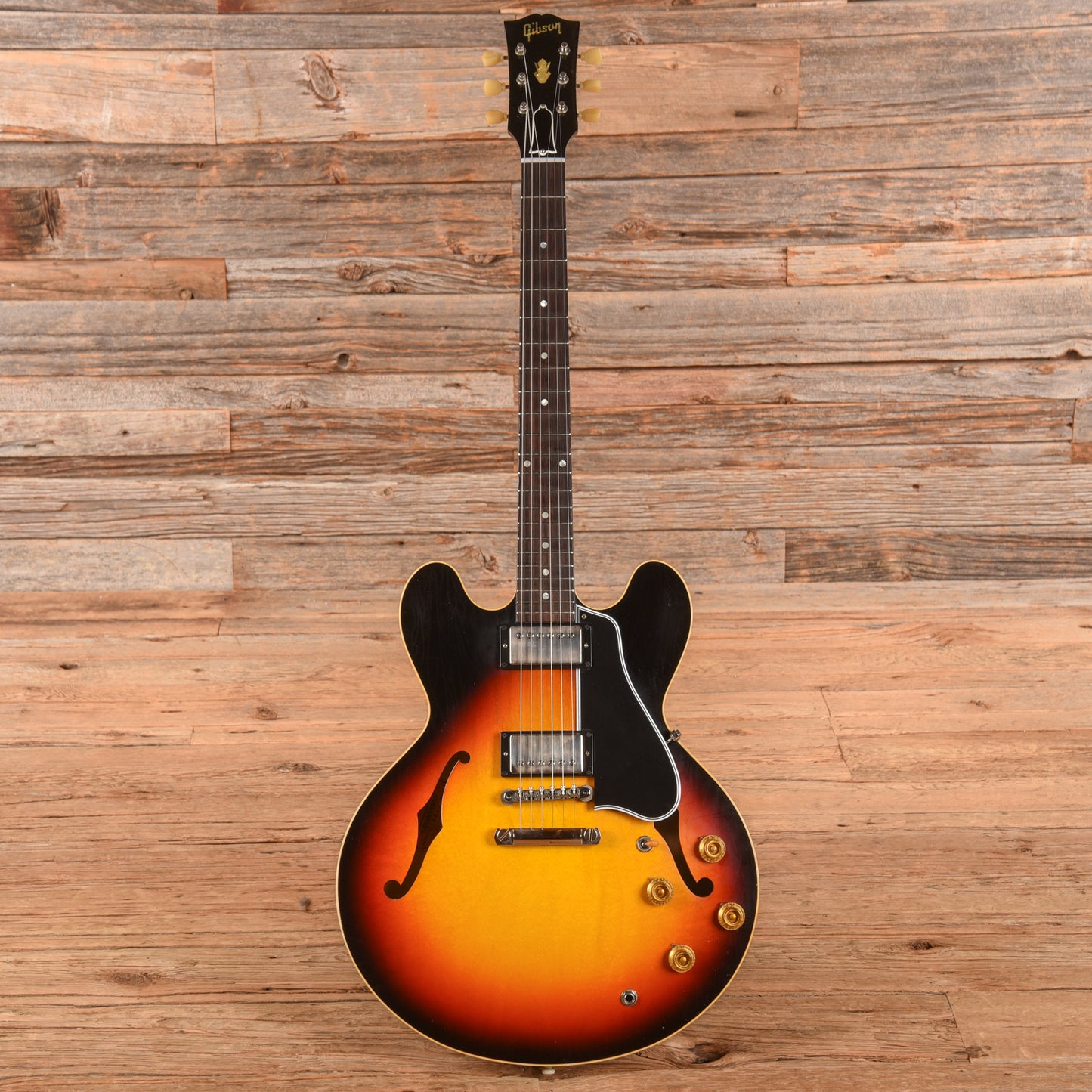 Gibson Custom Shop Murphy Lab 1958 ES-335 Reissue Light Aged Tri Burst 2024 Electric Guitars