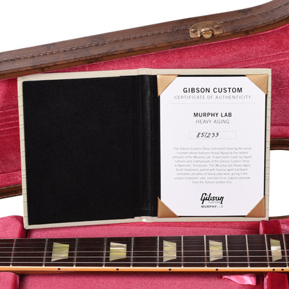 Gibson Custom Shop Murphy Lab 1958 Les Paul Standard Reissue Lemon Burst Heavy Aged Electric Guitars