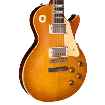 Gibson Custom Shop Murphy Lab 1958 Les Paul Standard Reissue Lemon Burst Heavy Aged Electric Guitars
